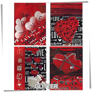 (LGT09)<br>[Glitter] Valentine Glitter Design #09