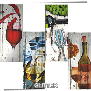 (WGT06)<br>[GLITTER] Wine Design #06